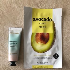 A mix of face masks